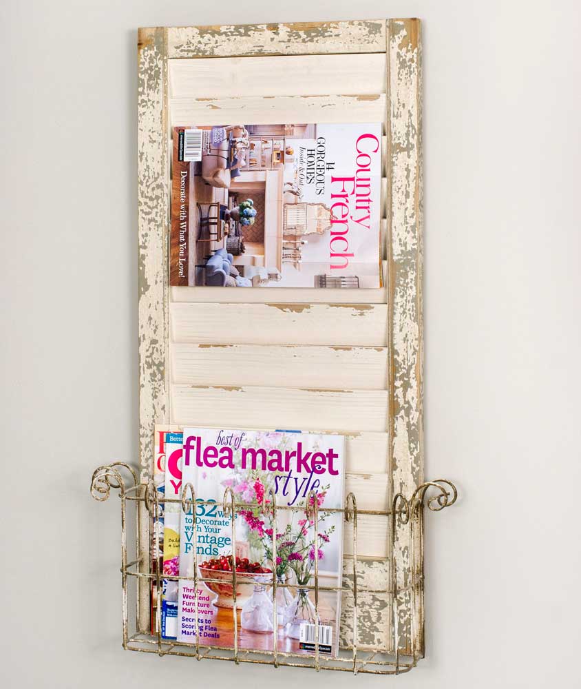 Shutter Magazine Rack